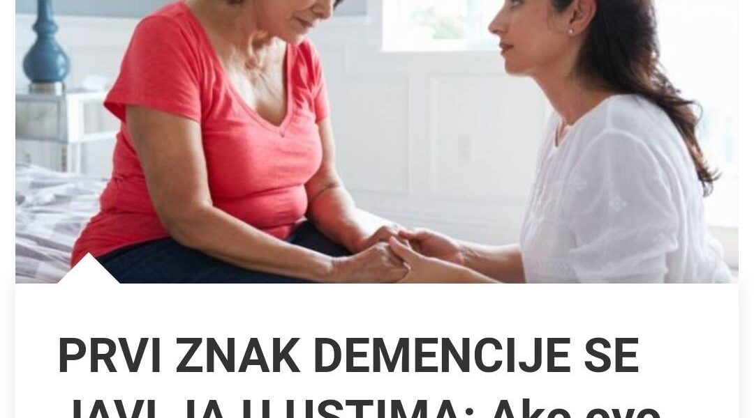 PRVI ZNAK DEMENCIJE SE JAVLJA U USTIMA: Ako ovo OSJEĆATE hitno se javite LJEKARU!