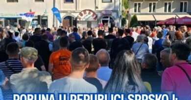 POBUNA U REPUBLICI SRPSKOJ: Velika je riješenost naroda da se odupre namjerama vlasti