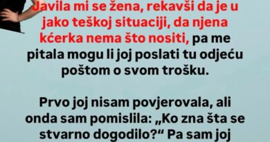 “Davala sam odjeću za djevojčicu od 2–3 godine”